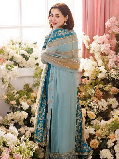 Charizma Dastan-e-Jashan Luxury Chiffon 3PC Embroidered Suit(Unstitched)