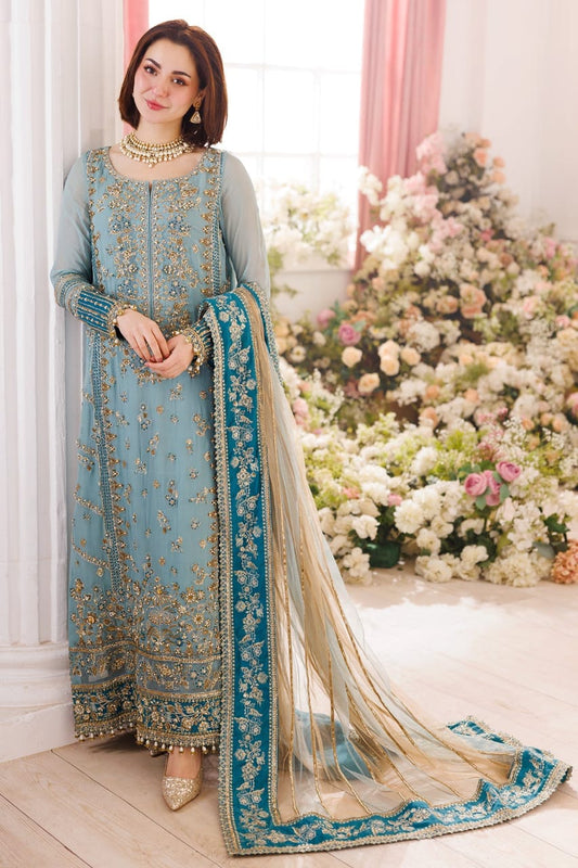 Charizma Dastan-e-Jashan Luxury Chiffon 3PC Embroidered Suit(Unstitched)