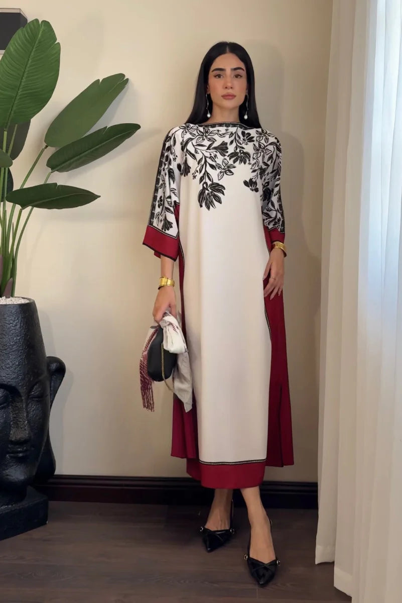 Digital printed shamooz silk 3 piece (Unstitched)