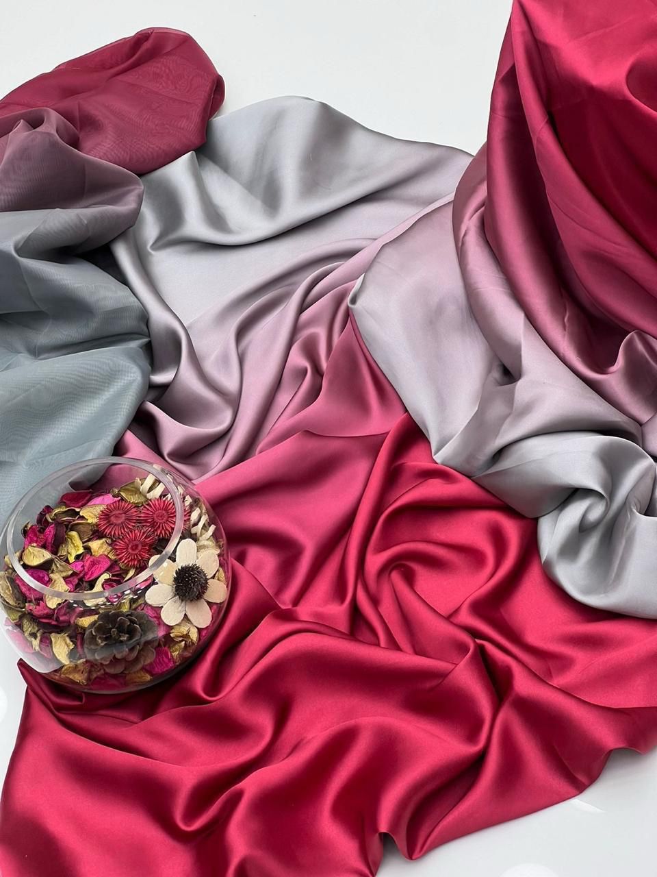 3 pcs digital printed Unstitched shamooz silk suit | silk dupatta |Three Pieces |Suit