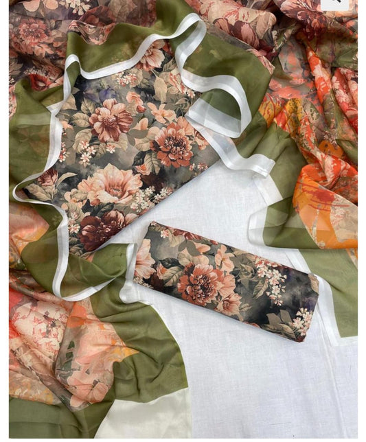 Digital Printed swiss lawn 3 pcs (Unstitched)