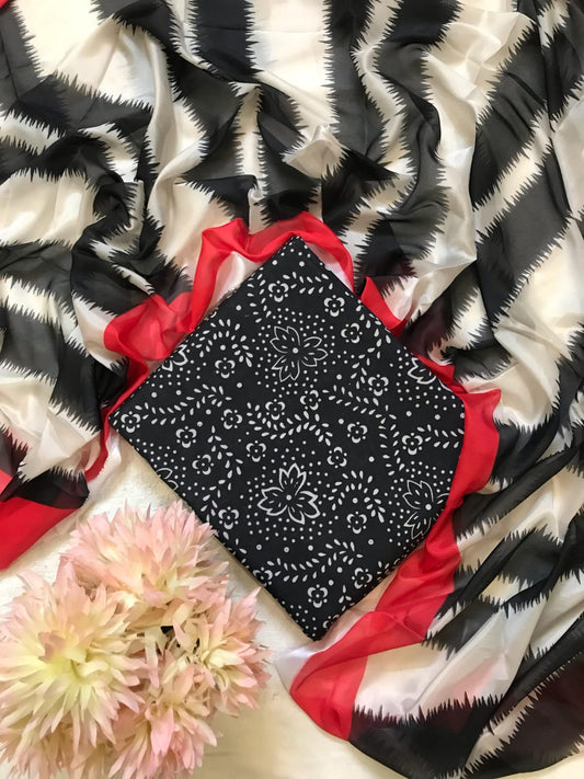 Digital Printed swiss lawn 3 pcs (Unstitched)