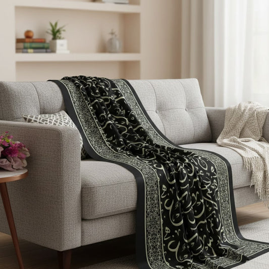 Calligraphy Shamooz Silk Shawls