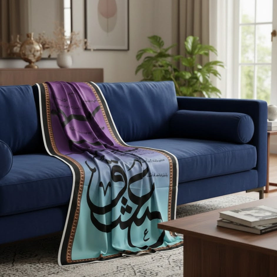 Calligraphy Shamooz Silk Shawls