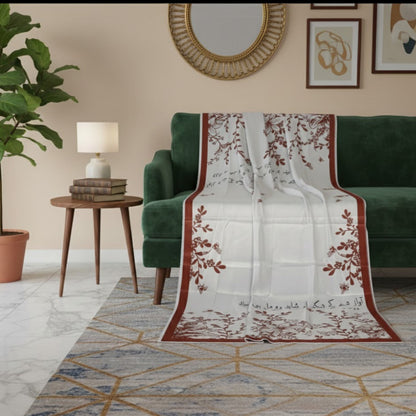 Calligraphy Shamooz Silk Shawls