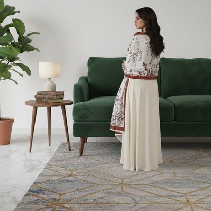 Calligraphy Shamooz Silk Shawls